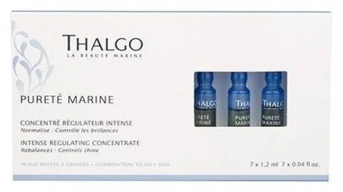 Thalgo Marine Intense Regulating Concentrate себорегулирующий  концентрат, 1.2 мл, 7 шт.