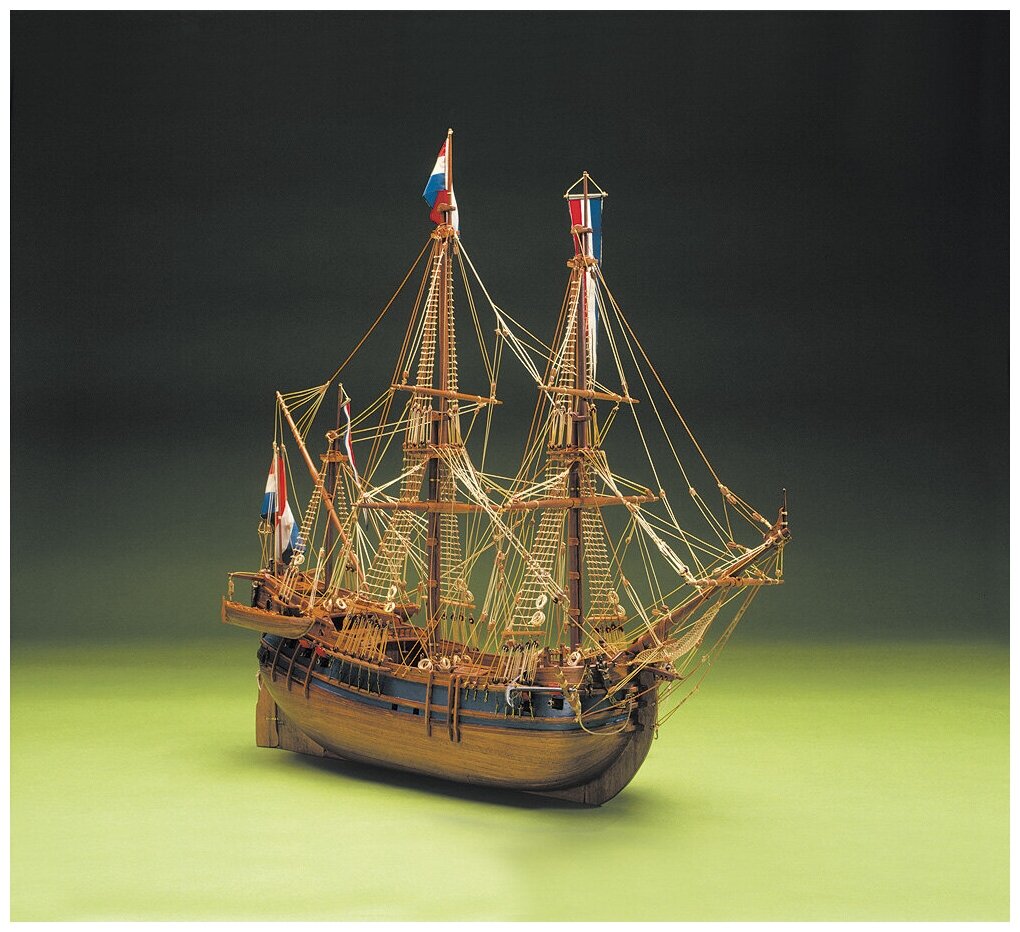 Сборная модель парусного корабля от Mantua (Италия), китобой Dutch Whaler, М.1:60