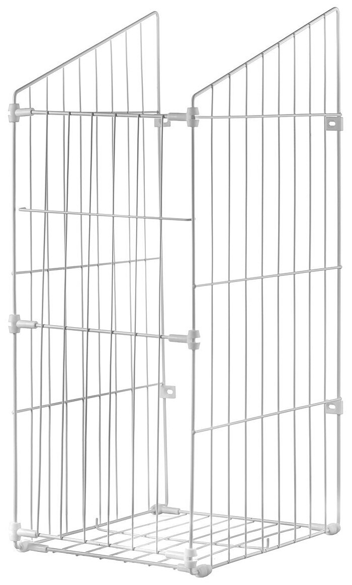 Корзина для белья откидная 50 (305х430х620), в модуль 500 мм, белая - фотография № 1