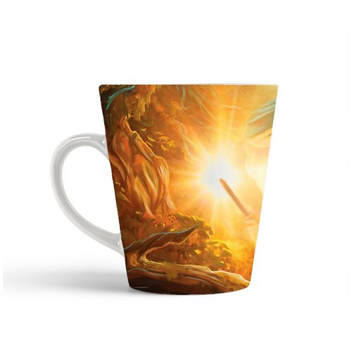 фото Кружка-латте coolpodarok фильмы гарри поттер films harry potter (малфой в лесу)