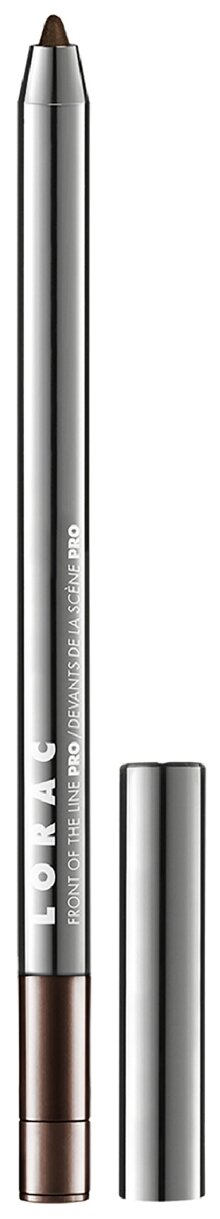 Lorac водостойкий карандаш для век front of the line pro eye pencil, оттенок dark brown