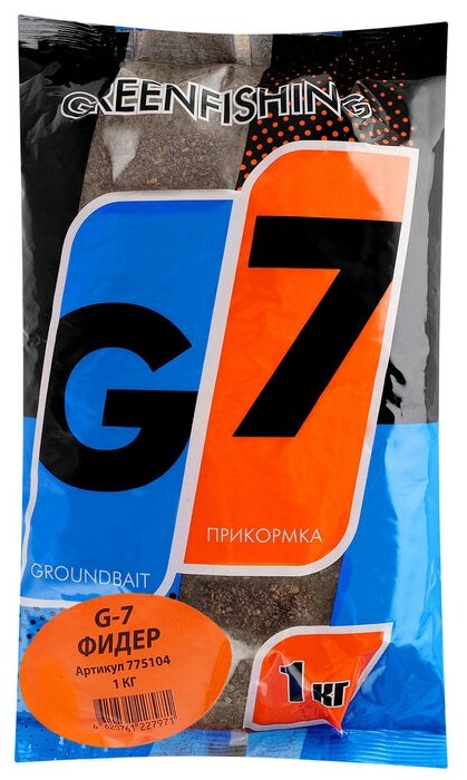Прикормка GF G-7 "Фидер" 1 кг