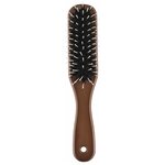Щетка для волос LADY PINK BASIC массажная с деревянной ручкой прямоугольная - изображение