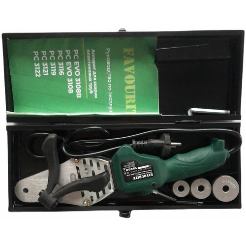 Паяльник для полипропиленовых труб аппарат для сварки пластиковых труб 800 вт кейс 120600₽