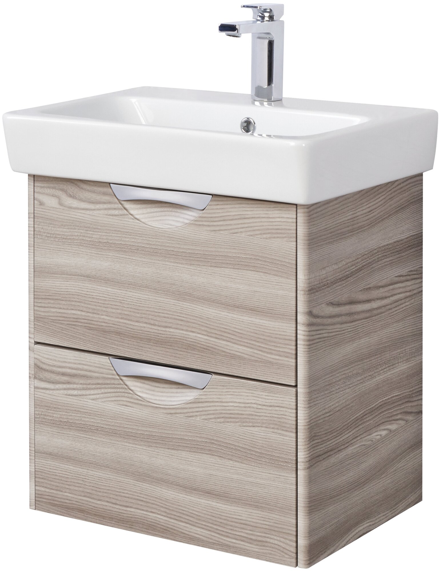 Сильва 60 1A211801SIW60 Тумба 39.5x56x54 см (дуб фьорд) Акватон - фото №1