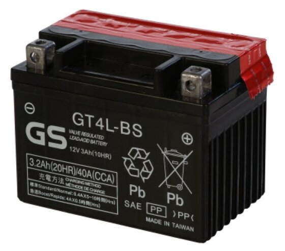 Мото аккумулятор GS GT4L-BS
