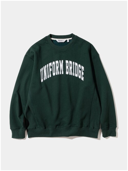 Свитшот Uniform Bridge Vtg Arch Logo Sweatshirt, зеленый, XL