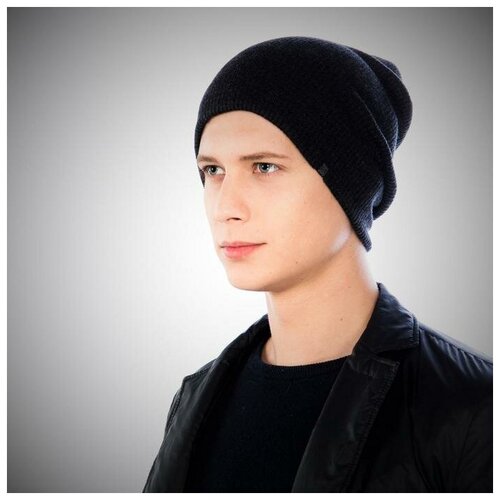 фото Шапка мужская трейд, цвет черный, р-р 56-58 нет бренда