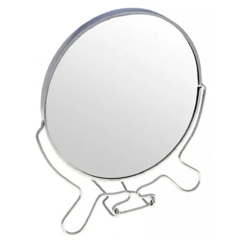 Зеркало настольное металлическое увеличительное двухстороннее круглое №7 (диаметр 16,9 см) зеркало настольное металлическое увеличительное двухстороннее круглое 7 диаметр 16 9 см