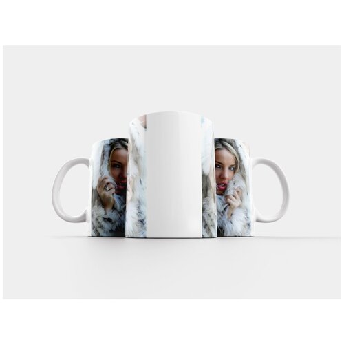 фото Кружка "женщина, зима, холодный" 320 мл lotsprints