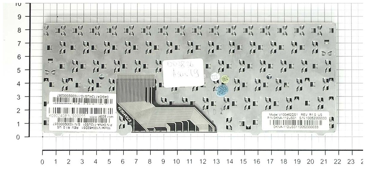 Клавиатура для ноутбука Asus V100462AS1 Русская Черная версия 2