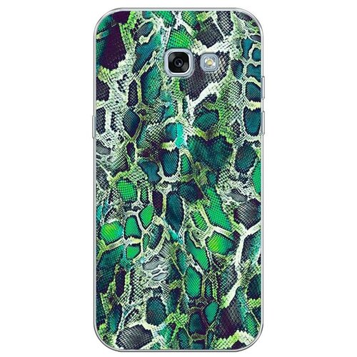 фото Силиконовый чехол "зеленая кожа змеи" на samsung galaxy a3 2017 / самсунг галакси а3 2017 case place