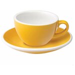 Кофейная пара Loveramics (Лаврамикс) Egg 150ml желтая - изображение