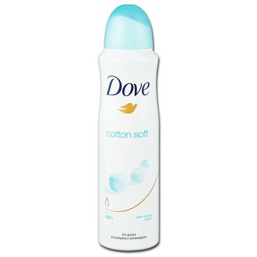 Дезодорант женский Dove cotton soft, спрей 150мл.