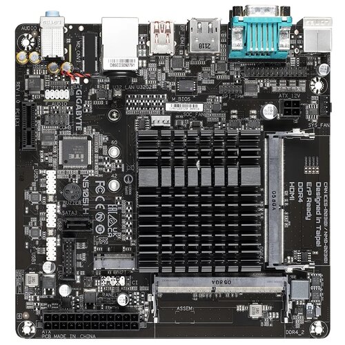 Gigabyte N5105i H Celeron N5105 onboard rtl DsubHDMIDP GbLAN Sata Mini-ITX 2DDR4 Sodimm 1768000₽