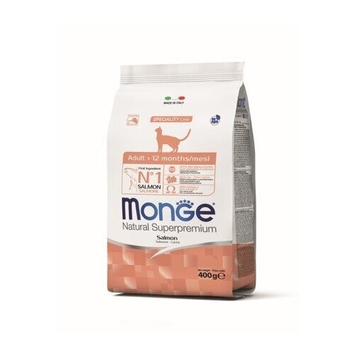 Monge для взрослых кошек с лососем