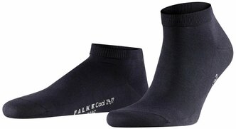 Короткие носки мужские FALKE COOL 24-7 sneaker (13288) 39-40, 6370 DARK NAVY