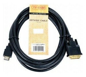 TV-COM кабели Кабель HDMI to DVI-D 19M -25M 5м, LCG135E-5M 6939510900309