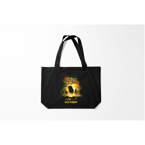 фото Сумка-шоппер / 46х35 см / рок / ария поле битвы burnettie