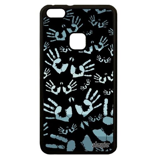 фото Защитный чехол для телефона // huawei p10 lite // "отпечаток ладони" rasta palm, utaupia, черный