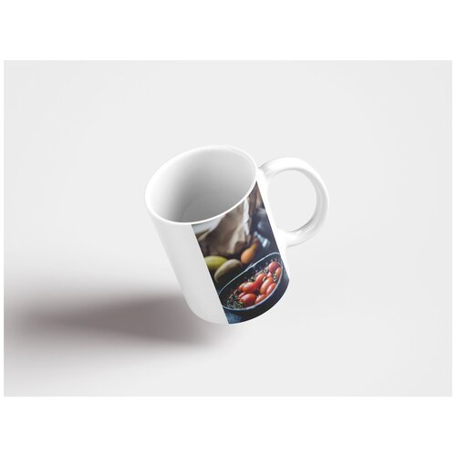 фото Кружка "овощи, уборка урожая, выращивание 320 мл. белая" lotsprints