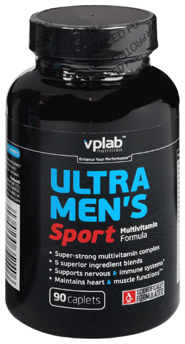 VPLab Ultra Men's Sport таб., 700 мл, 125 г, 90 шт.