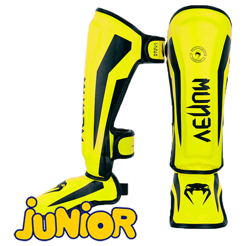 фото Детские щитки venum elite neo yellow (l)