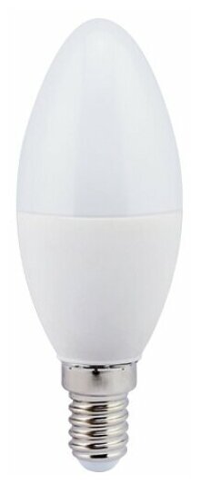 Лампа светодиодная Ecola C4LV70ELC, E14, C37, 7 Вт, 4000 К