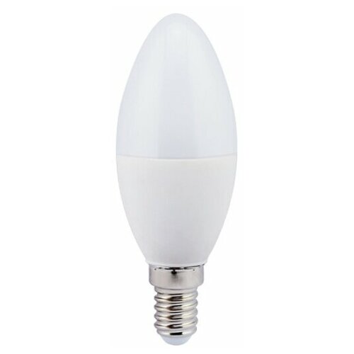 Лампа светодиодная Ecola C4LV70ELC, E14, C37, 7 Вт, 4000 К