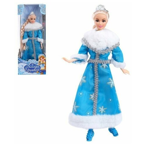 снегурочка зимняя книжка Кукла - снегурочка шарнирная Зимняя царевна