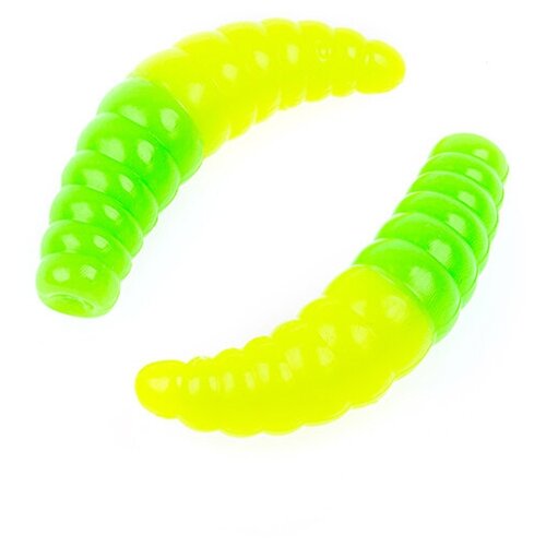 Силиконовая приманка на форель Akara Trout Time Maggot 1,6 Сыр 41мм. (10 шт) 453