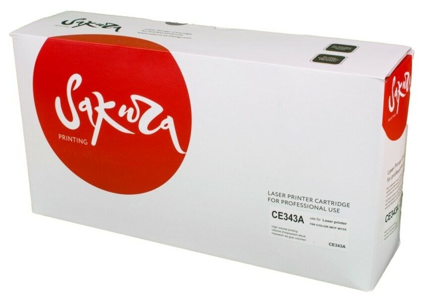 Картридж CE343A (651A) для HP, лазерный, пурпурный, 16000 страниц, Sakura