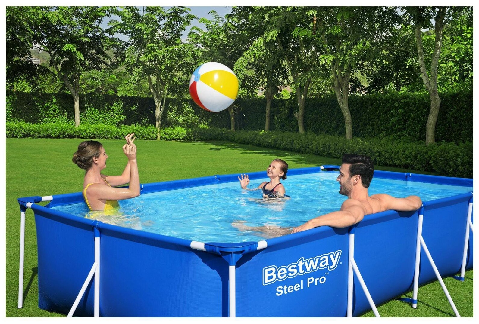 Бассейн каркасный Bestway прямоугольный 400x211x81 см