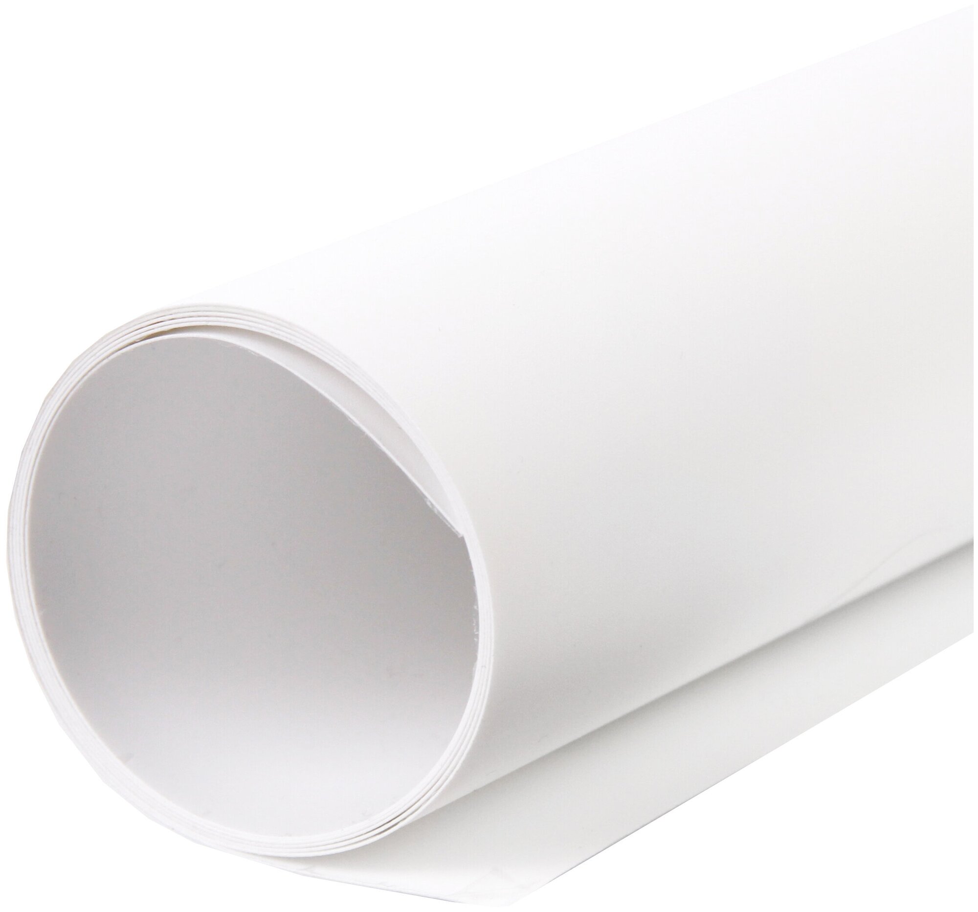 фото Фон пластиковый PVC 60х130M белый