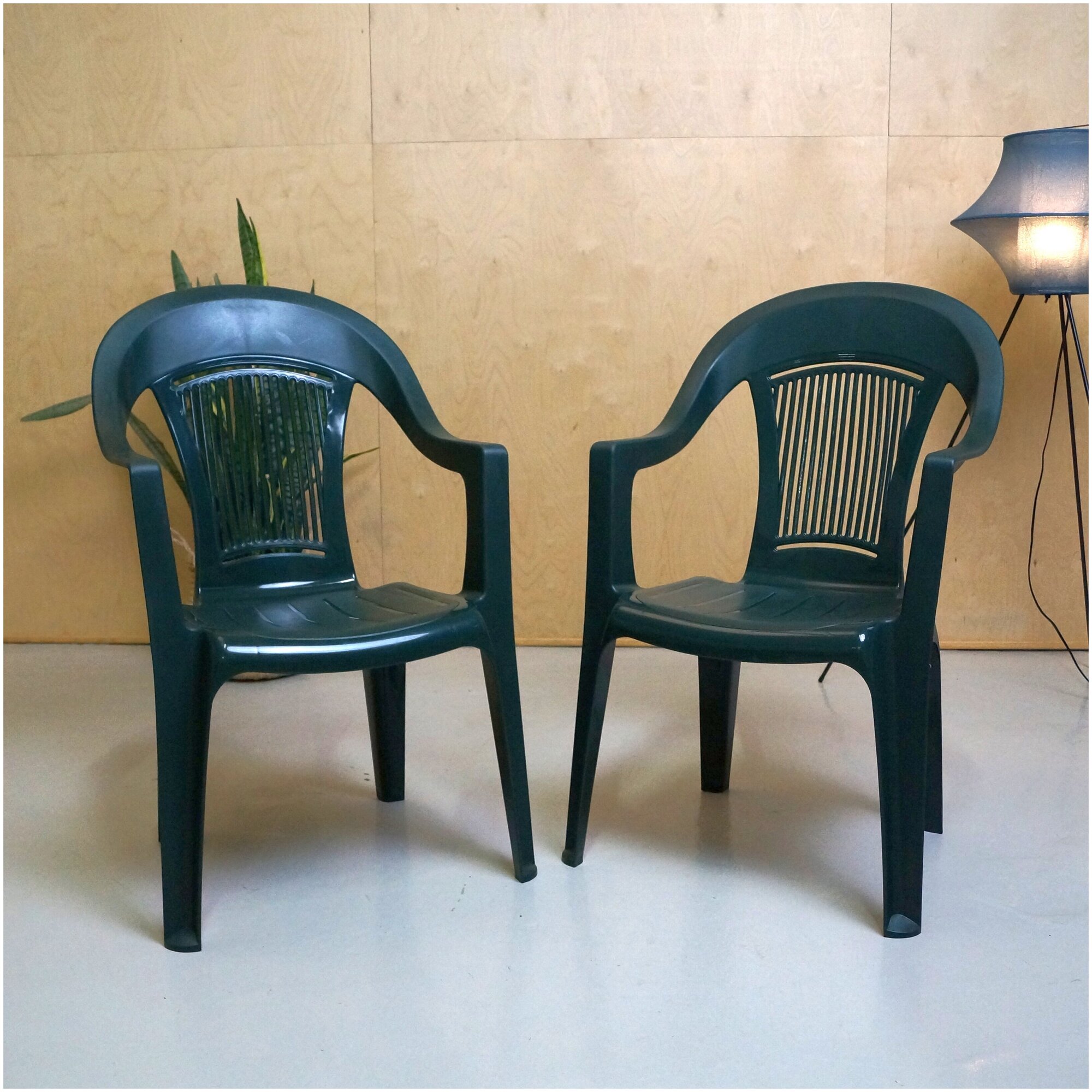 Садовые пластиковые кресла Венеция, Туборг, 2 шт - фотография № 1