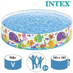 Каркасный бассейн Intex "Океан" 183х38 см (56452)