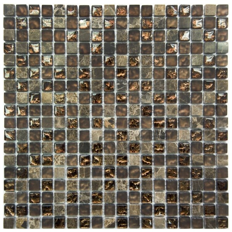 Мозаика (стекло мрамор) NS mosaic S-834 305x305 см 5 шт