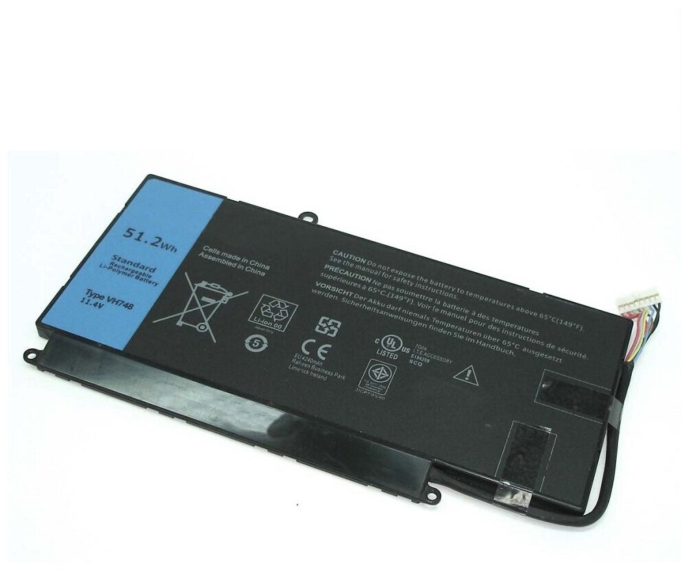 Аккумуляторная батарея для ноутбука Dell Vostro 5439 5460 51,2Wh VH748