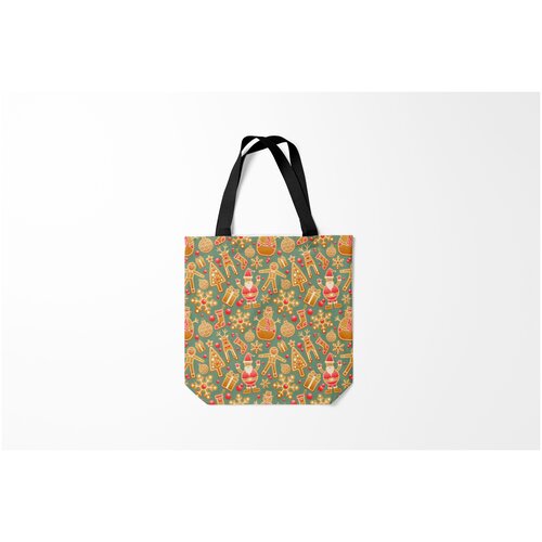 фото Сумка-шоппер / 40х40 см / праздники / новый год 2021 burnettie