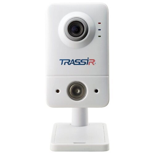 Видеокамера Trassir TR-D7121IR1W CMOS 1/2.7 2.8 мм 1920 x 1080 H.264 RJ-45 Wi-Fi белый