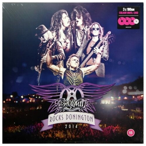 AEROSMITH ROCK DONINGTON 2014, (Coloured Vinyl), 3LP+DVD