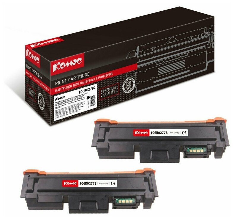 Картридж лазерный Комус 106R02782 черный, для Xerox 3052/3260