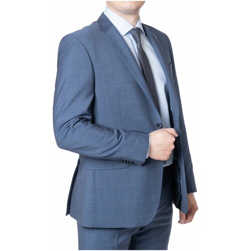 Пиджак Digel, размер 48/176, голубой пиджак digel размер 48 176