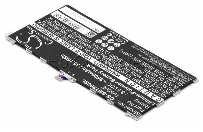 Аккумулятор CameronSino CS-SMT900SL для планшета Samsung Galaxy Tab Pro 12.2 SM-T900 (T9500E) 9500mAh