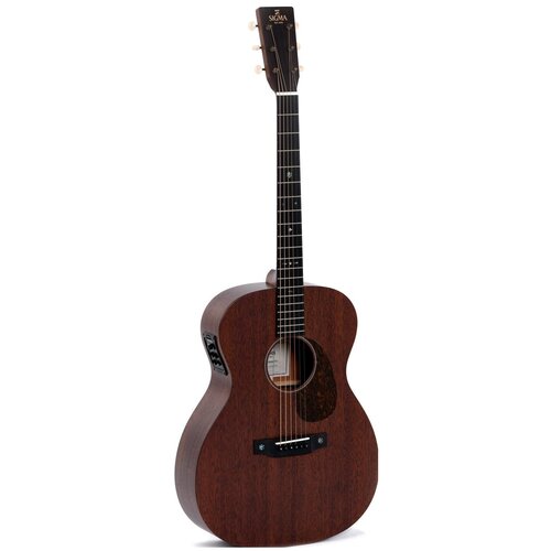 Электроакустическая гитара Sigma S000M-15E с мягким чехлом sigma tm 15e электроакустическая гитара