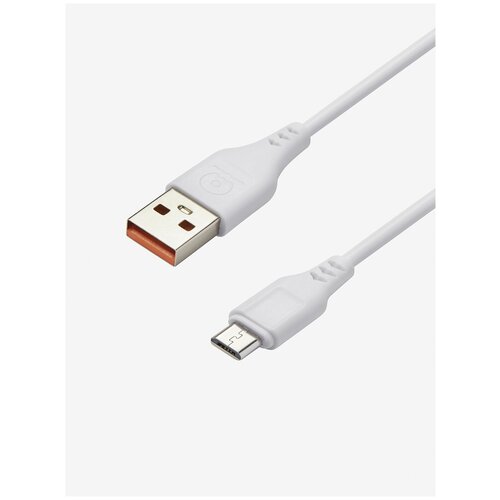 Кабель Micro USB, провод для зарядки 1 м, белый, WUW-X153 кабель для зарядки wuw x158 micro 3a 1 м белый
