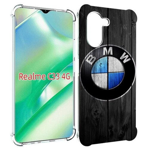 Чехол MyPads bmw бмв 5 мужской для Realme C33 4G задняя-панель-накладка-бампер