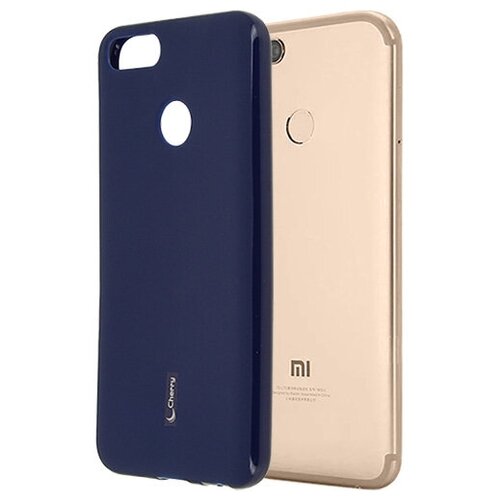 фото Чехол-накладка cherry для xiaomi mi a1 / mi5x силиконовая синяя