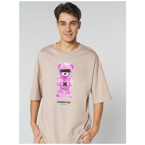 фото Футболка твое 85318 размер s, бежевый