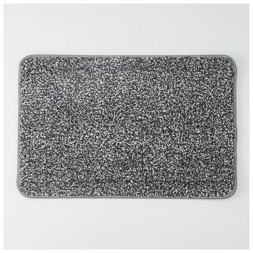 фото Коврик 40х60 см "вилли" цвет серый 5504396 доляна